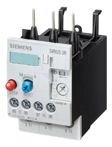 Relé Termico De Sobrecarga 7-10 A Siemens 3ru1126-1jb0 