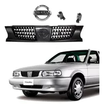 Comprar Parrilla Completa Con Emblema Para Nissan Tsuru 3 Iii Negra.