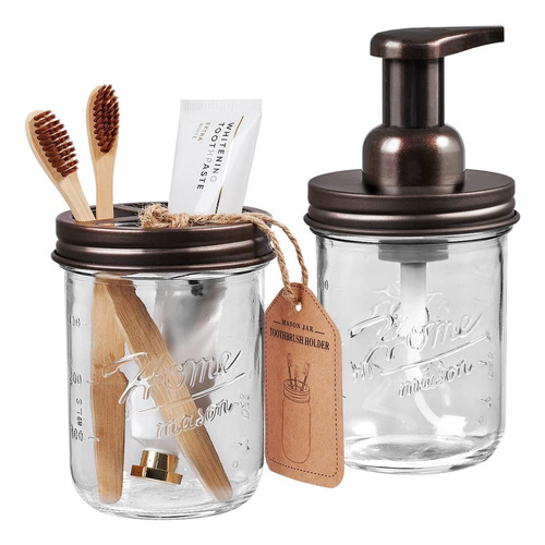 Kits de accesorios de baño Sheechung 8541785133 en bronce. x 2