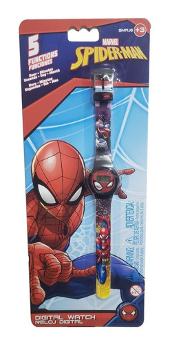 Reloj Digital Spiderman Original Rre Smrj6 La Torre