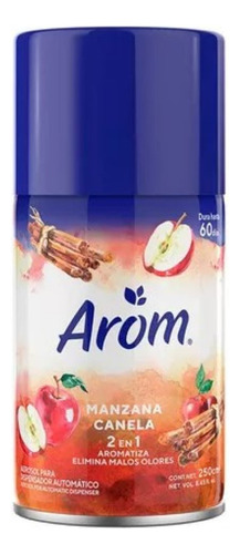 Desodorante Aerosol Recarga Arom Manzana Canela 250cc