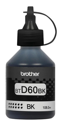 Botella De Tinta Brother Btd60 Negro T310 T510 710 Original!