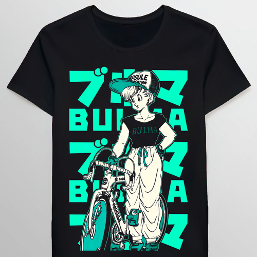 Remera Bulma Dragon Ball Z Manga Cover Design 58252655