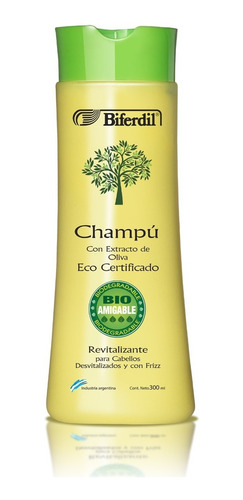 Shampoo Biferdil Extracto De Oliva X 300 Ml