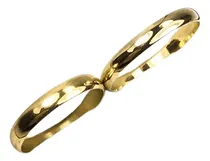 Comprar Par Alianzas Oro 18k Anillos 3.5 Grs Casamiento Compromiso