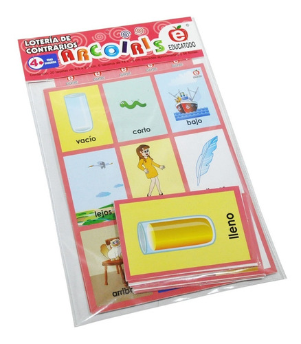 Lotería Arcoíris De Contrarios, Educatodo, M-0327