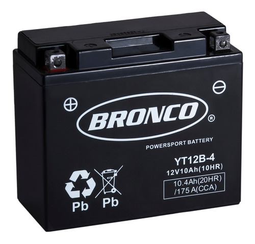 Bateria Moto Yt12b-4 Bronco Gel Motoscba