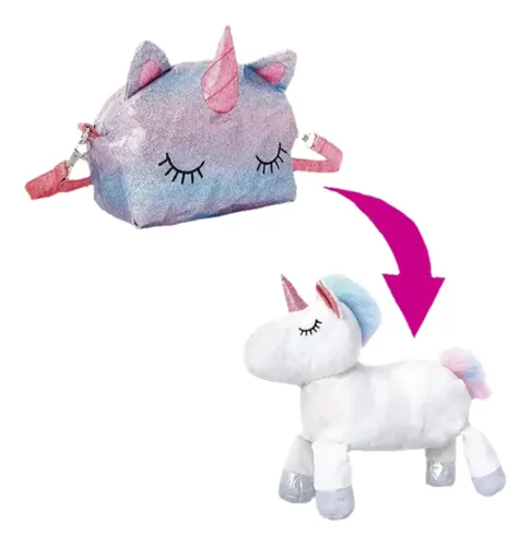 Peluche Cartera Unicornio Em