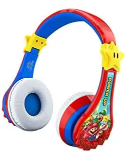 Ekids Super Mario Auriculares Inalámbricos Bluetooth Niños O