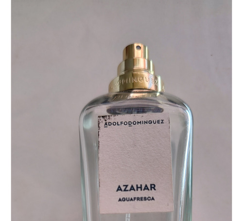 Frasco Vacío Adolfo Domínguez Azahar Agua Fresca 120ml Caja (Usado)