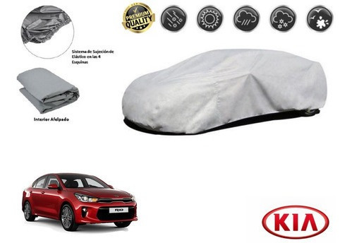 Funda Cubreauto Afelpada Premium Kia Rio Sedan 1.6l 2019