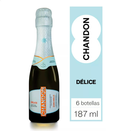 Champagne Chandon Delice Espumante 187ml X6