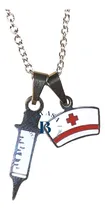 Comprar Dije Sanidad Medicina Enfermería Acero Quirúrgico + Cadena