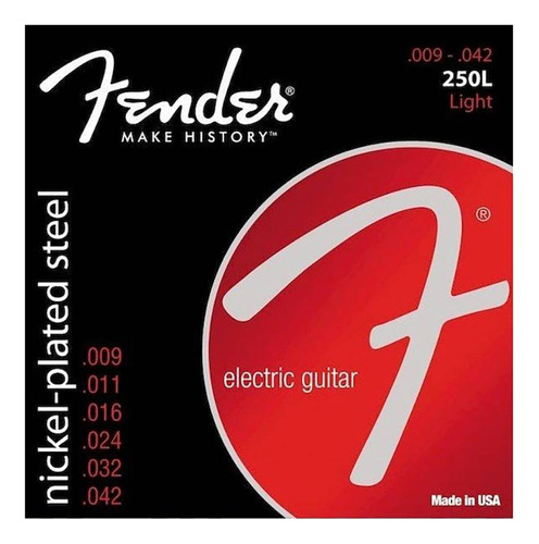 Encordado Guitarra Electrica Fender 250 Nickel Steel Prm