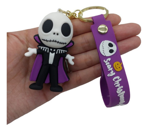 Llavero Jack El Extraño Mundo Jack Skellington Goma Capa