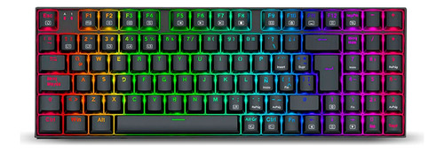 Teclado Redragon Ziggs K669-rgb Español Negro Alambrico