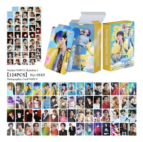 Bts - 124 Peças De Kpop (60 Cartões Fotográficos + 64) | MercadoLivre