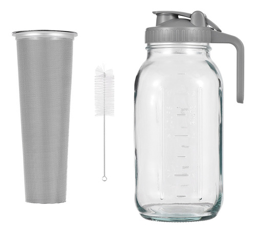 Botella De Agua Fría De Vidrio, Tarro De Jugo, Leche Helada