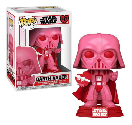 Boneco Funko Pop Star Wars Valentines Day Darth Vader With