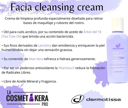 Facial Cleansing Cream  Dermatisse