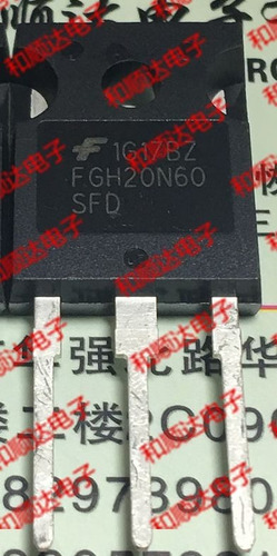 Fgh20n60sfd Fgh20n60 Sfd Transistor Igbt 600v 20a To-247 