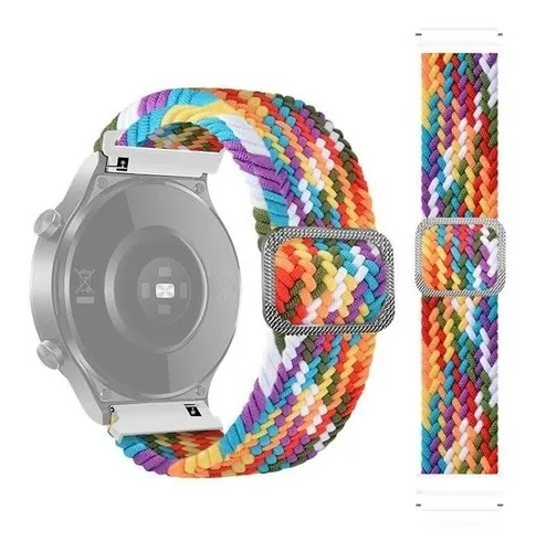 Correa de nailon trenzada para Xiaomi Amazfit GTS / GTS 2, pulsera elástica  de 42mm para Amazfit Bip Lite/S/U GTR, 20mm