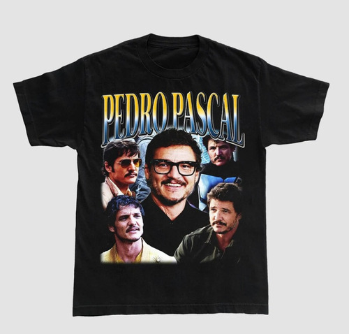 Polera Unisex Pedro Pascal Mandalorian Algodon Estampado