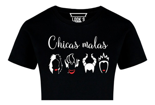 Playera O Crop Top Chicas Malas Villanas