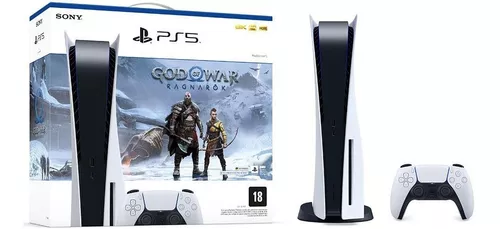 Console Playstation 5 Digital 825GB + Jogo God Of War: Ragnarok em Promoção  na Americanas