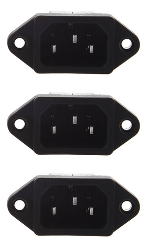 Enchufe Macho Iec 320 C14 De 3 Pines, Panel Pcb, Toma De Ent