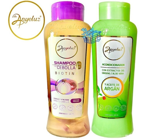 Shampoo De Cebolla Y Acondicionador Aloe Vera