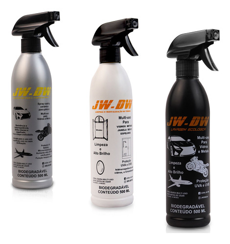 Kit Cera Líquida Jw-dw Multiuso Carro Casa Coating Si02