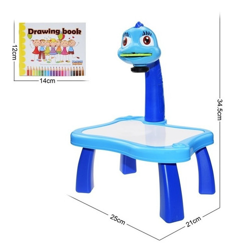 Imagem 2 de 5 de Mesa Infantil Com Projetor De Desenhos