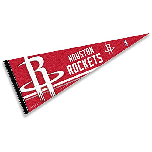Estandarte De Houston Rockets Tamaño Completo 12 Pulga...