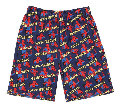 Pijama 2 Piezas Camiseta Y Pantaloneta Niño Blanco Marvel