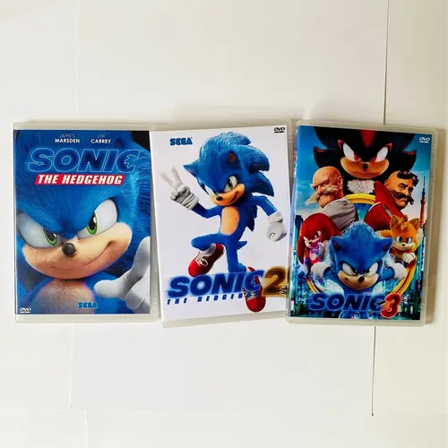 Dvd Sonic O Filme Sonic 2 Sonic 3 Dublado E Legendado | MercadoLivre