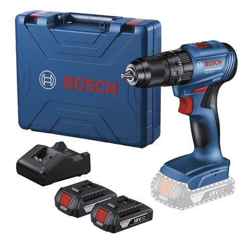 Bosch Gsb 185-li 18v 2 Baterías Y Maletín Color Azul Frecuencia 0