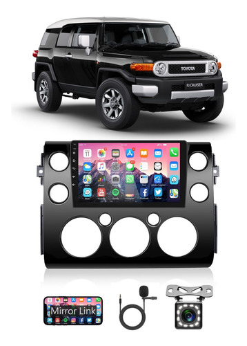 Estereo De Pantalla Android Gigante Toyota Fj Cruiser 2012