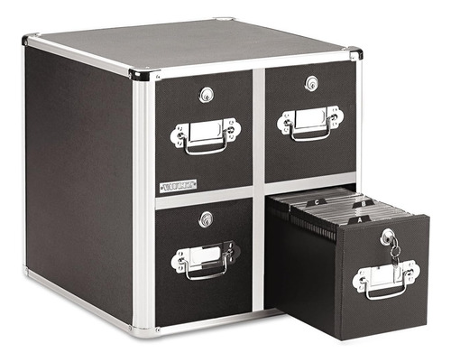 Locking Cd File Cabinet, 4 Drawers, 15.25 X 14.00 X 14....