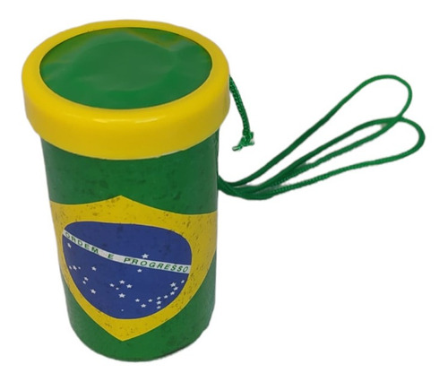 Corneta Pequena Brasil Copa Do Mundo Verde E Amarela 7 Cm
