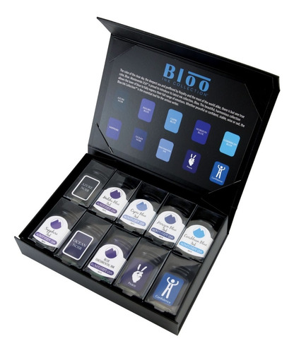 Set 10 Frascos 30ml Tinta Monteverde® Colección Bloo