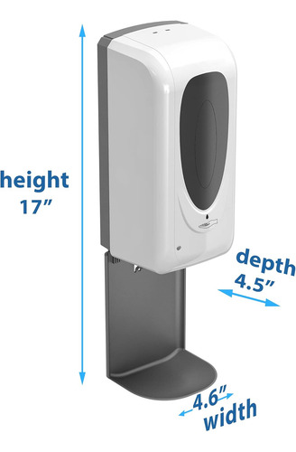 Dispensador De Desinfectante Con Sensor Con Soporte De Pared