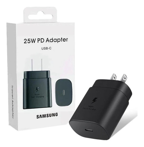 Taco Cargador Marca Samsung 25w Usb Tipo C Carga Rápida