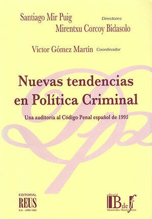 Libro Nuevas Tendencias En Política Criminal