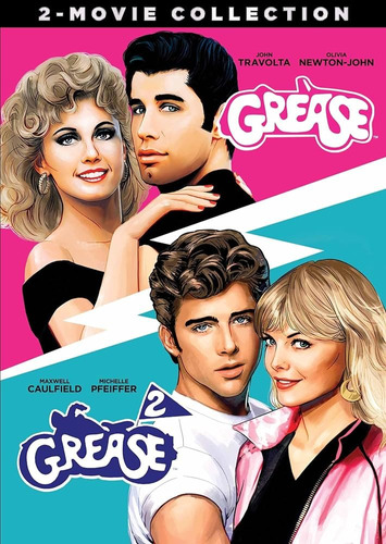 Grease 1 Y 2 - Olivia N. John - Michelle Pfeiffer (2 Dvds)