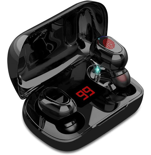 Bluetooth 5.0 Audífonos In-ear Inalámbricos Tws Negro Gamer