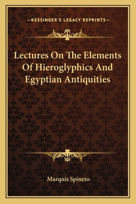 Libro Lectures On The Elements Of Hieroglyphics And Egypt...