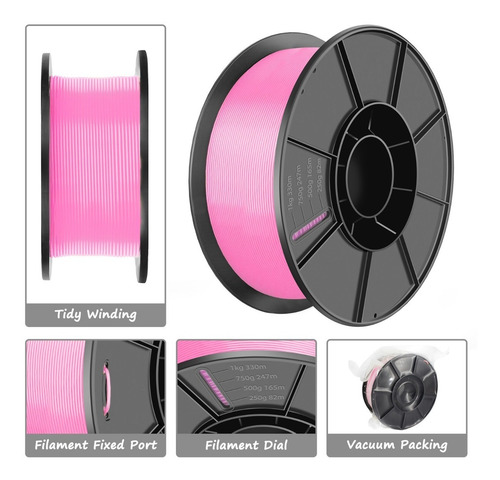 Imagen 2 de 3 de Filamento Pla 1kg Impresora 3d 1.75mm Alta Calidad Colores.