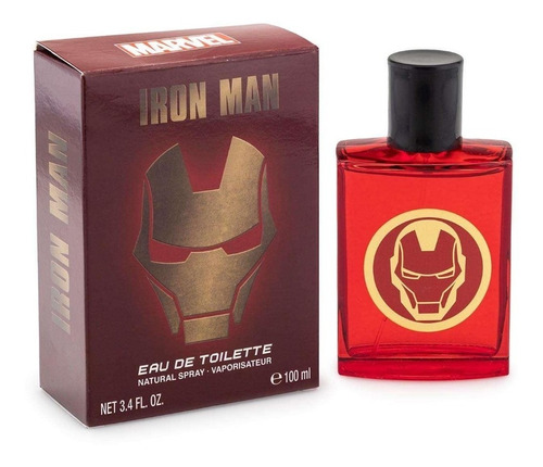 Iron Man De Marvel Para Niños Edt De 3.4