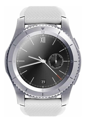 Smartwatch DT NO.1 G8 1.3" caja  silver, malla  white de  resina